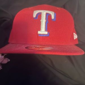 texas rangers fitted hat